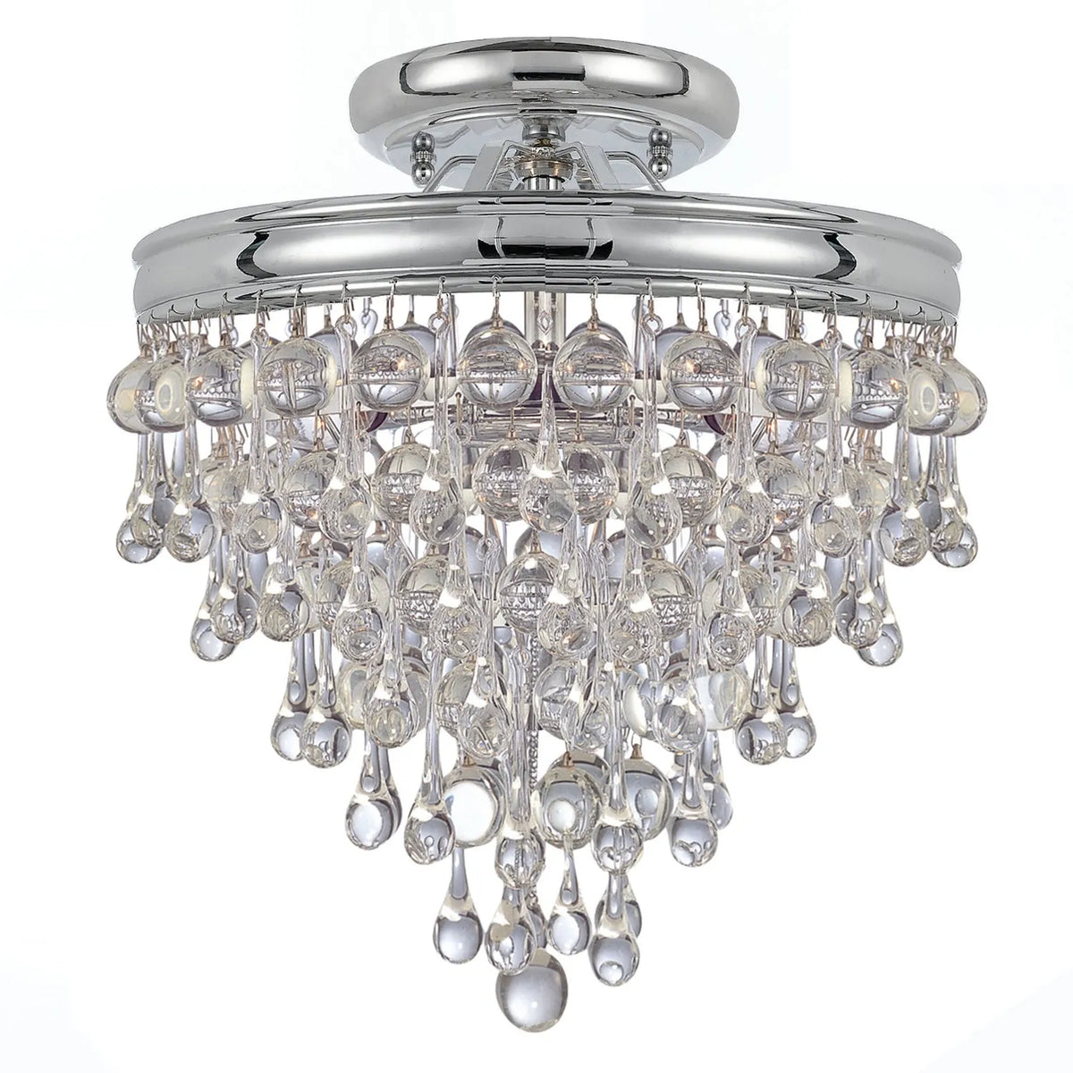 Crystorama - Calypso Three Light Ceiling Mount - 130-CH_CEILING | Montreal Lighting & Hardware