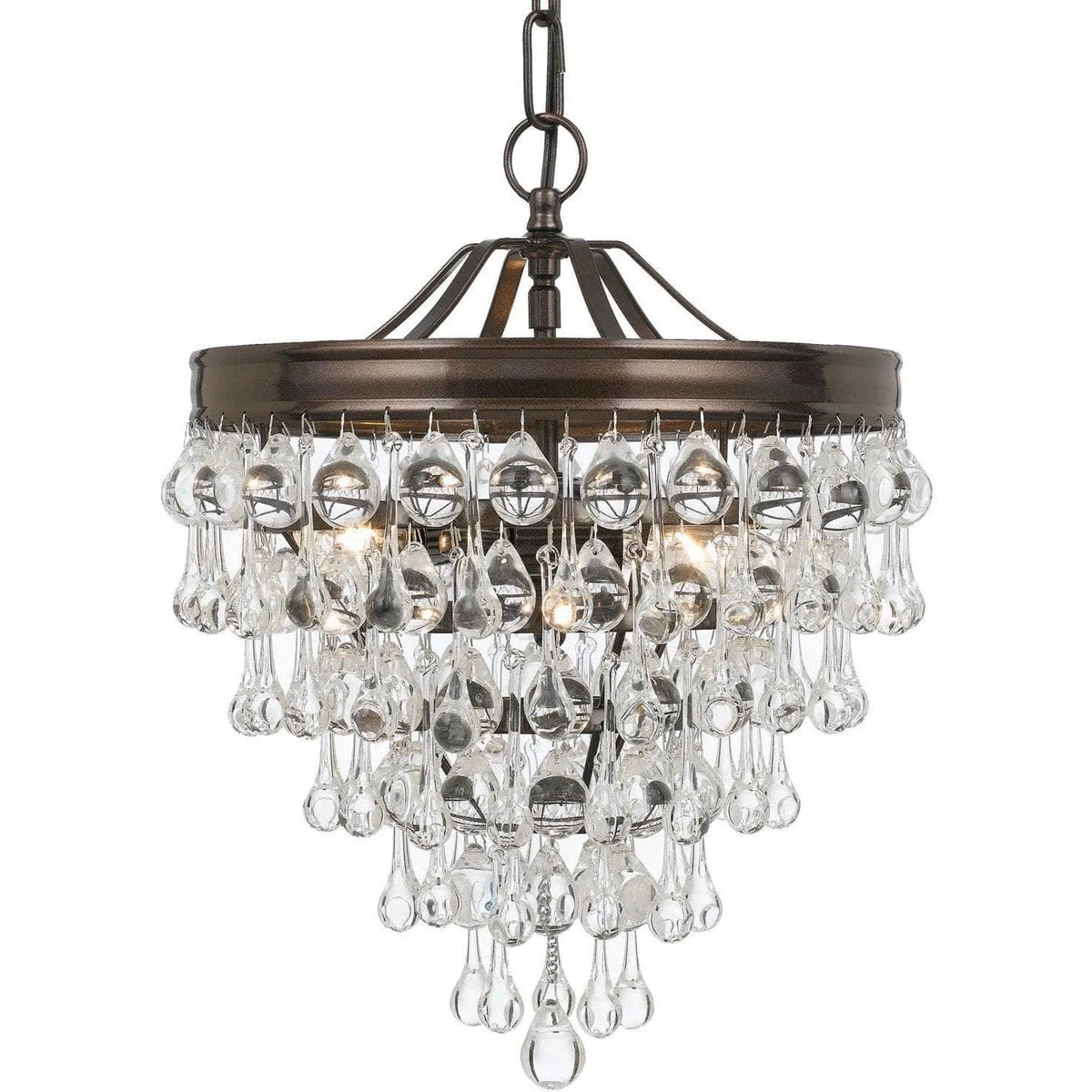 Crystorama - Calypso Three Light Mini Chandelier - 130-VZ | Montreal Lighting & Hardware