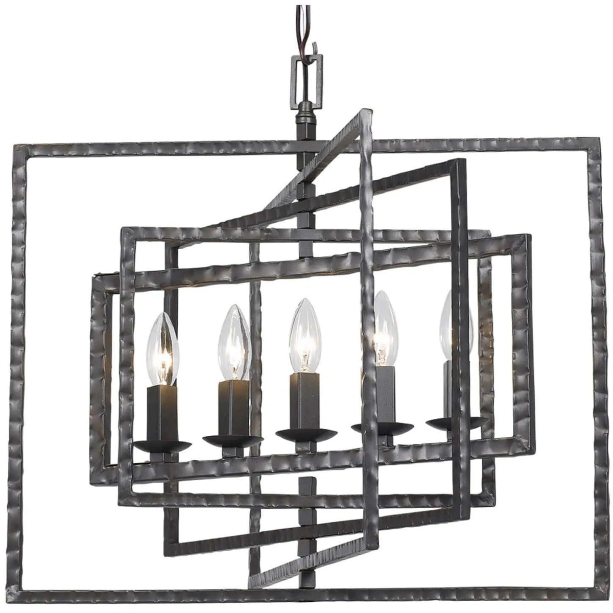 Crystorama - Capri Five Light Chandelier - 336-RS | Montreal Lighting & Hardware