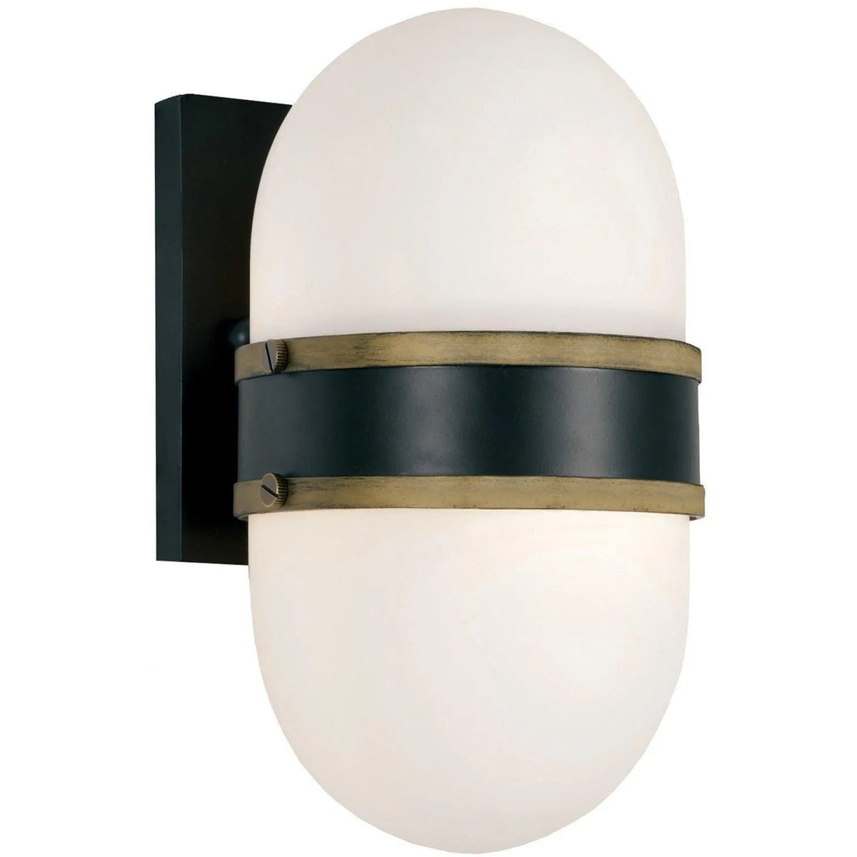 Crystorama - Capsule One Light Outdoor Wall Mount - CAP-8501-MK-TG | Montreal Lighting & Hardware