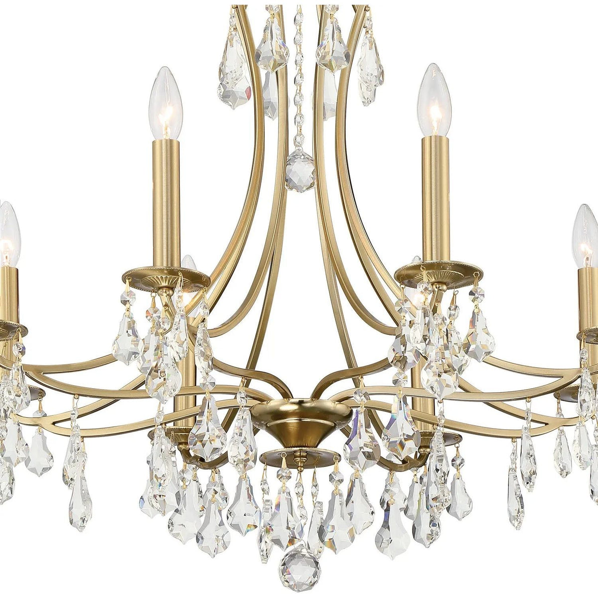 Crystorama - Cedar Chandelier - 5938-CH-CL-MWP | Montreal Lighting & Hardware