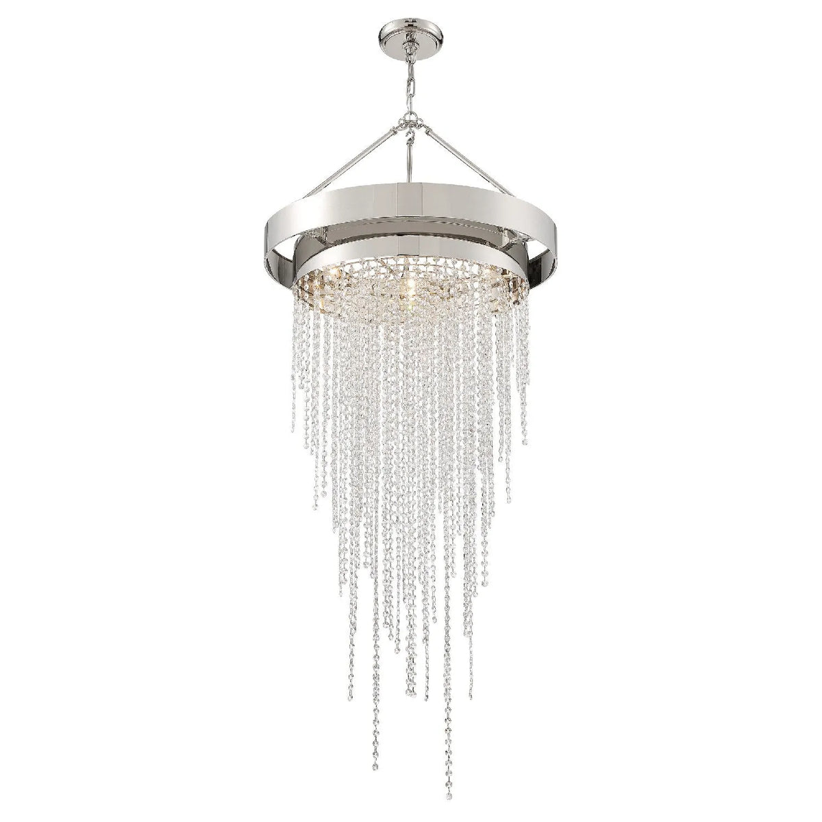 Crystorama - Clarksen Six Light Chandelier - CLA-A3207-PN-CL-MWP | Montreal Lighting & Hardware