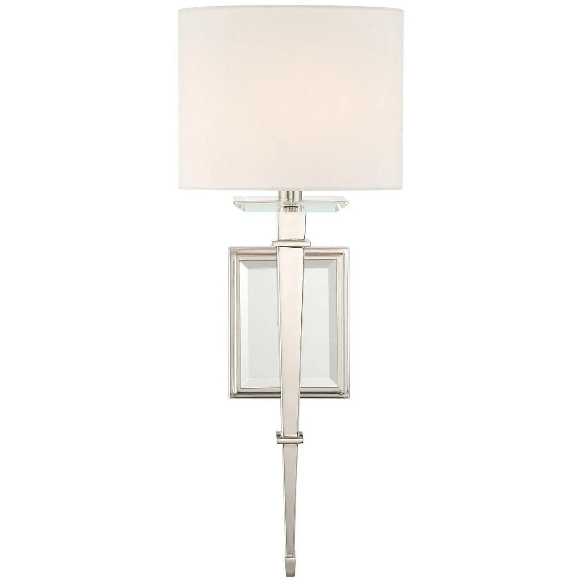 Crystorama - Clifton One Light Wall Mount - CLI-231-PN | Montreal Lighting & Hardware