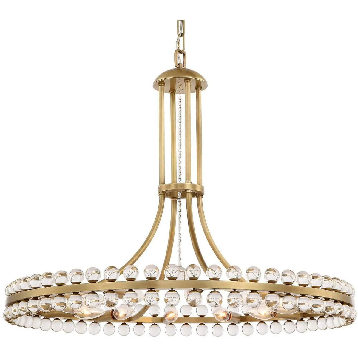 Crystorama - Clover 12 Light Chandelier - CLO-8899-AG | Montreal Lighting & Hardware