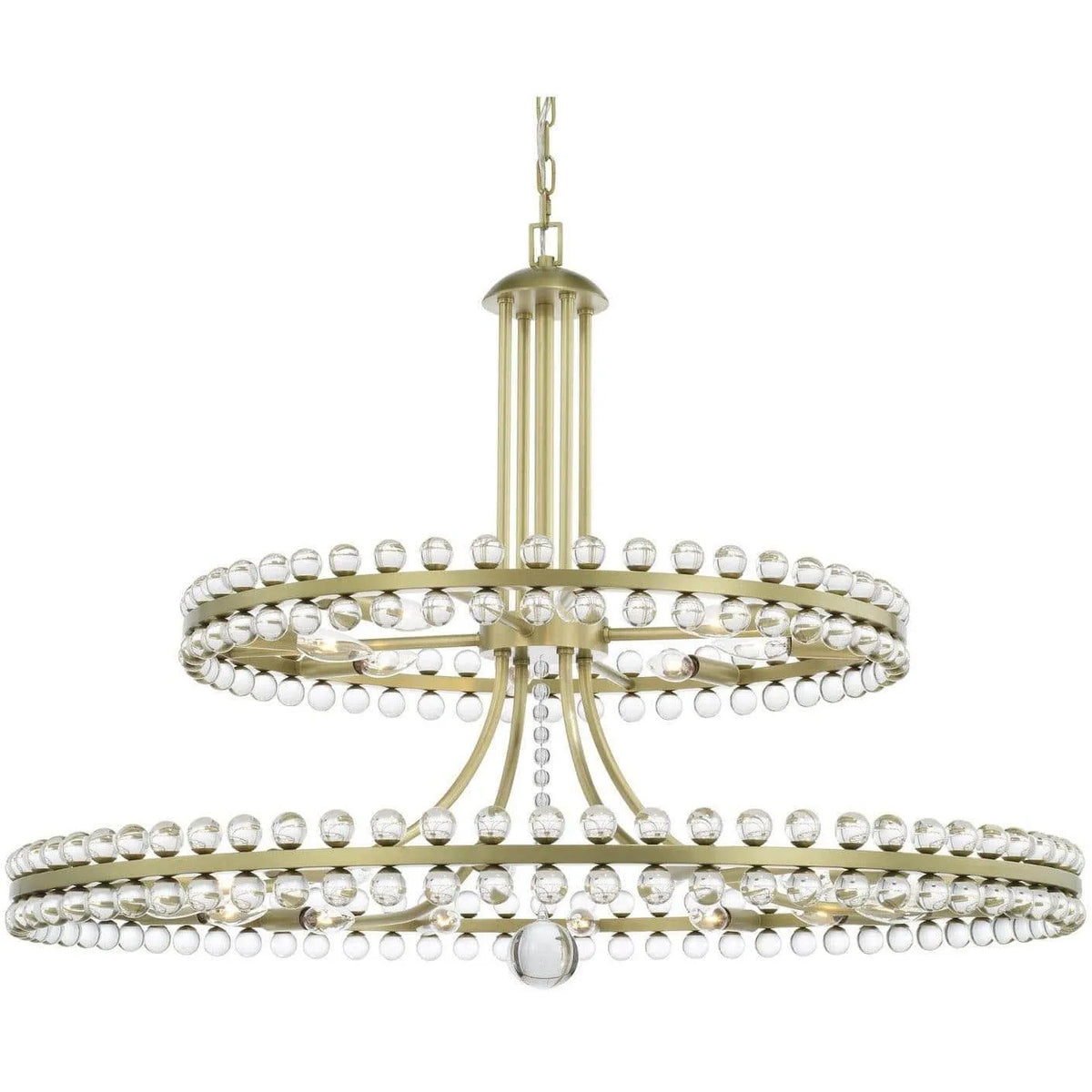 Crystorama - Clover 24 Light Chandelier - CLO-8890-AG | Montreal Lighting & Hardware