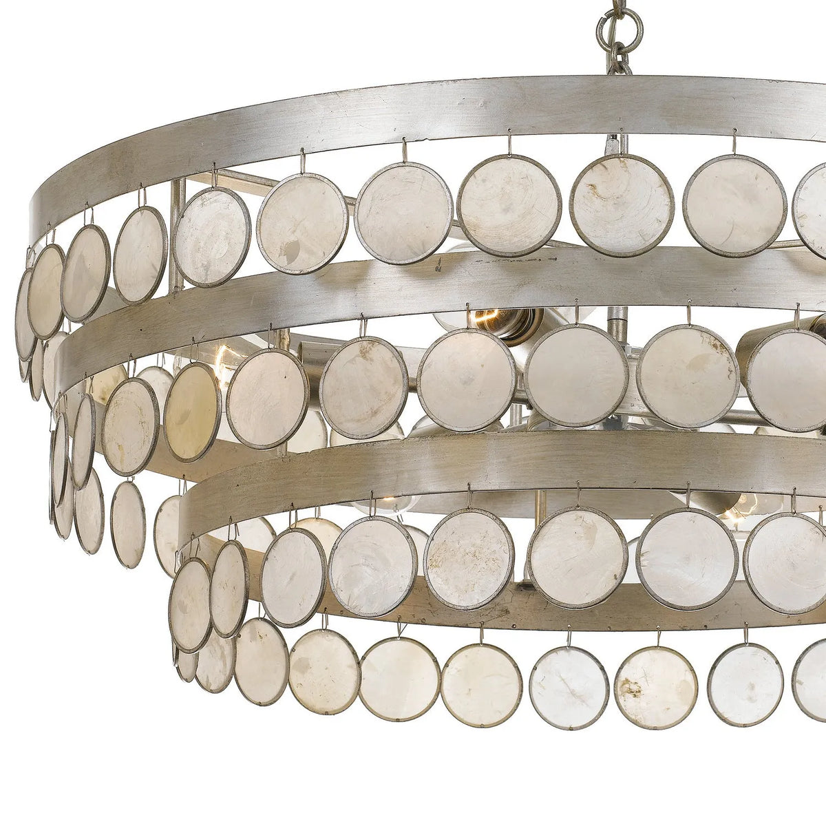 Crystorama - Coco Six Light Chandelier - 6006-SA | Montreal Lighting & Hardware