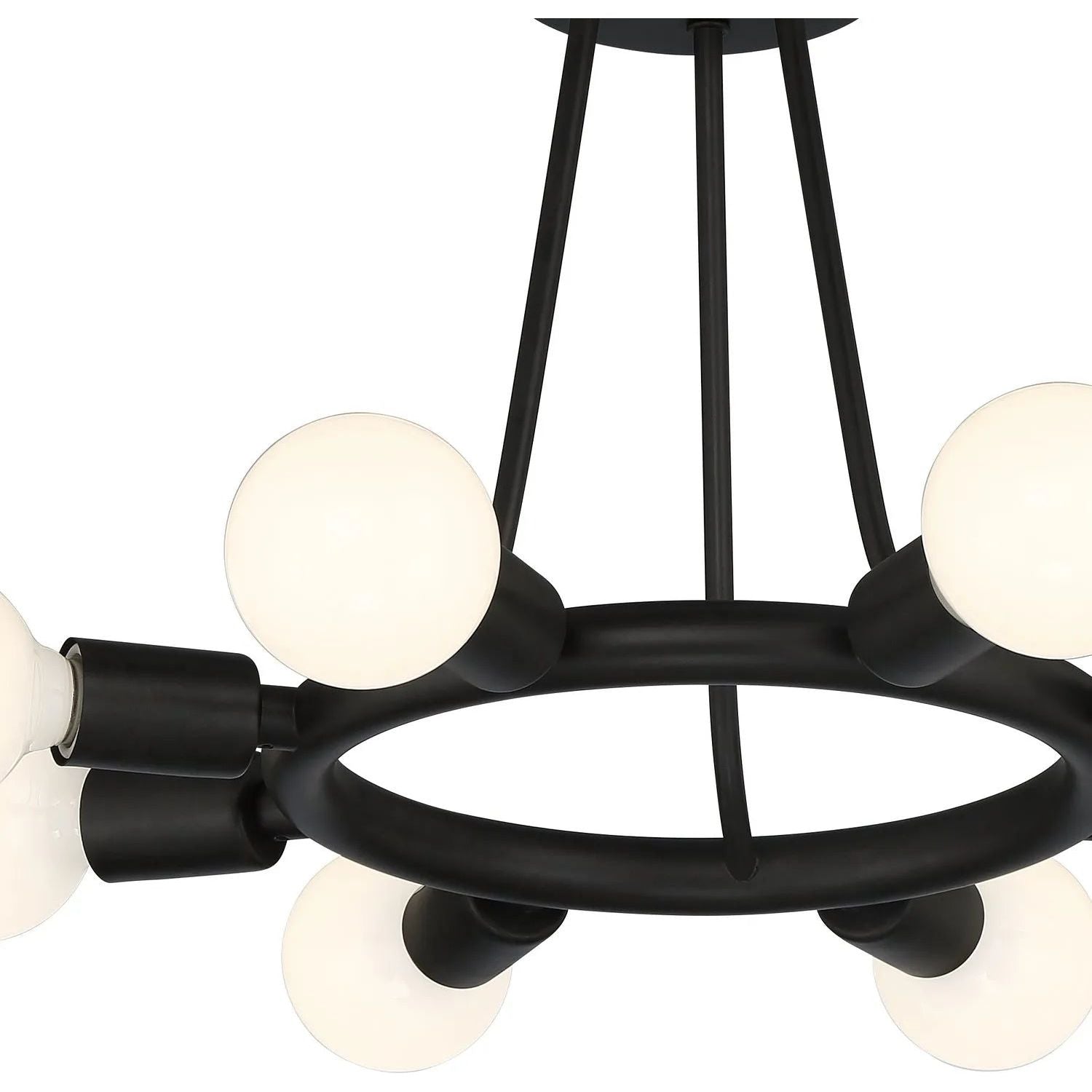 Crystorama - Dakota Ceiling Mount - 9043-BK | Montreal Lighting & Hardware