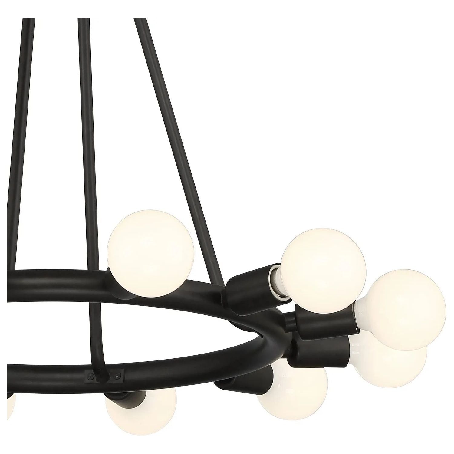 Crystorama - Dakota Chandelier - 9045-BK | Montreal Lighting & Hardware