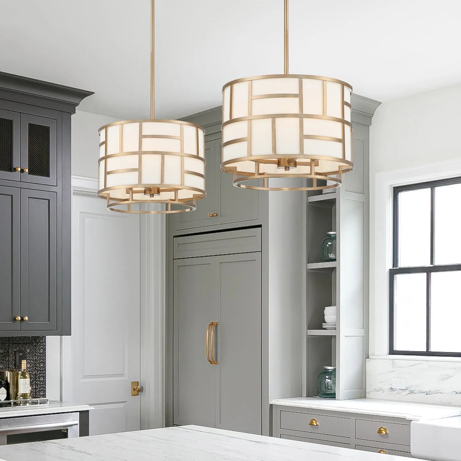 Crystorama - Danielson Four Light Chandelier - DAN-404-PN | Montreal Lighting & Hardware