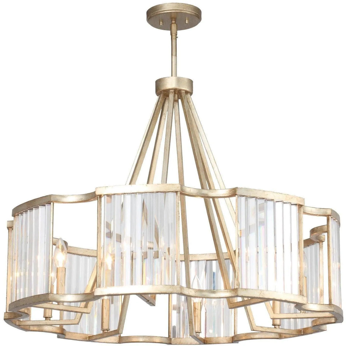 Crystorama - Darcy Eight Light Pendant - DAR-1018-DT | Montreal Lighting & Hardware