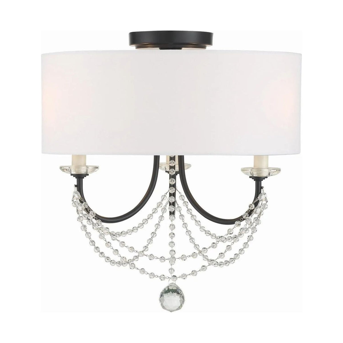 Crystorama - Delilah Ceiling Mount - DEL-90803-MK_CEILING | Montreal Lighting & Hardware