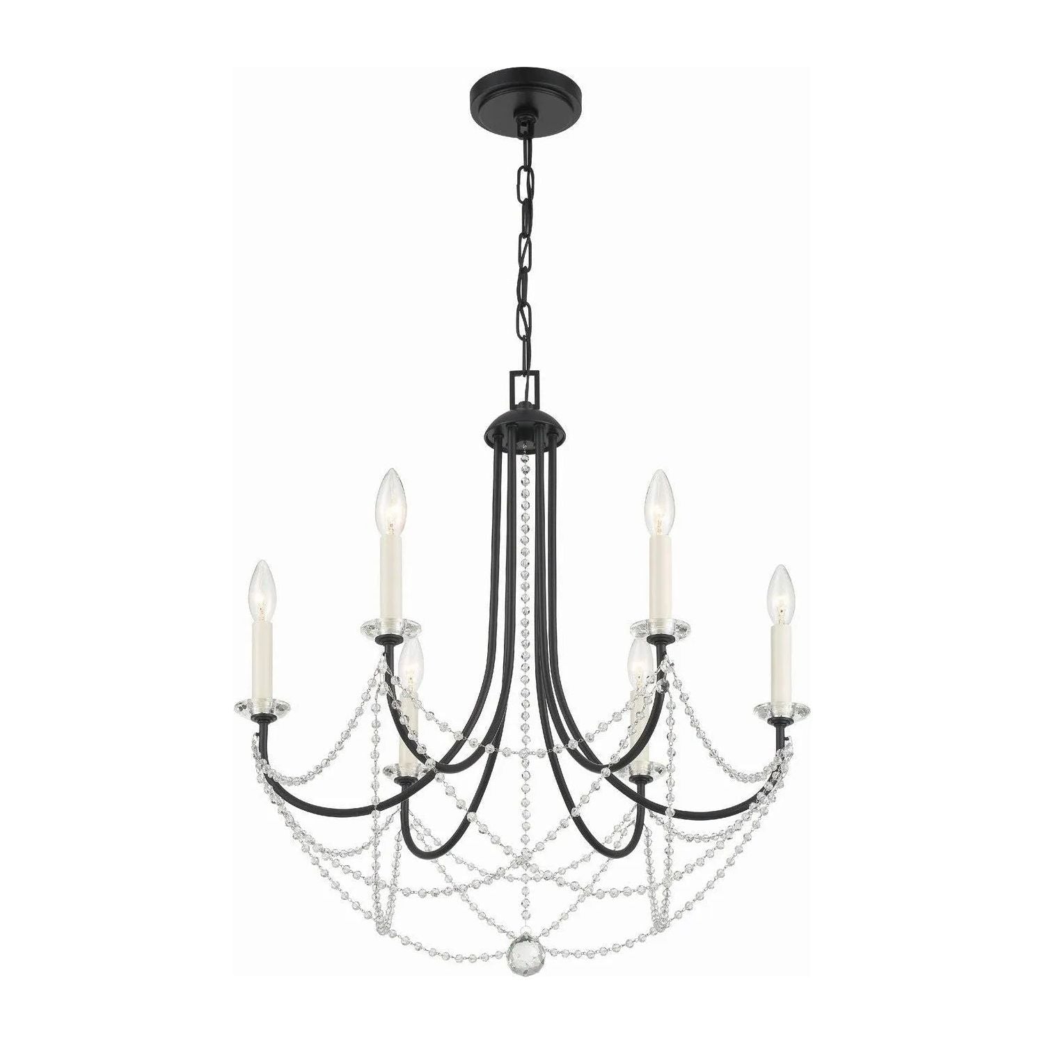 Crystorama - Delilah Chandelier - DEL-90806-MK | Montreal Lighting & Hardware