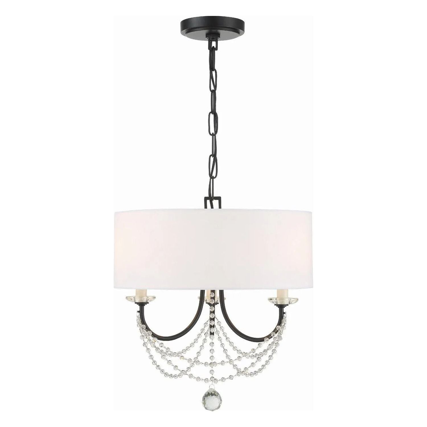 Crystorama - Delilah Mini Chandelier - DEL-90803-MK | Montreal Lighting & Hardware