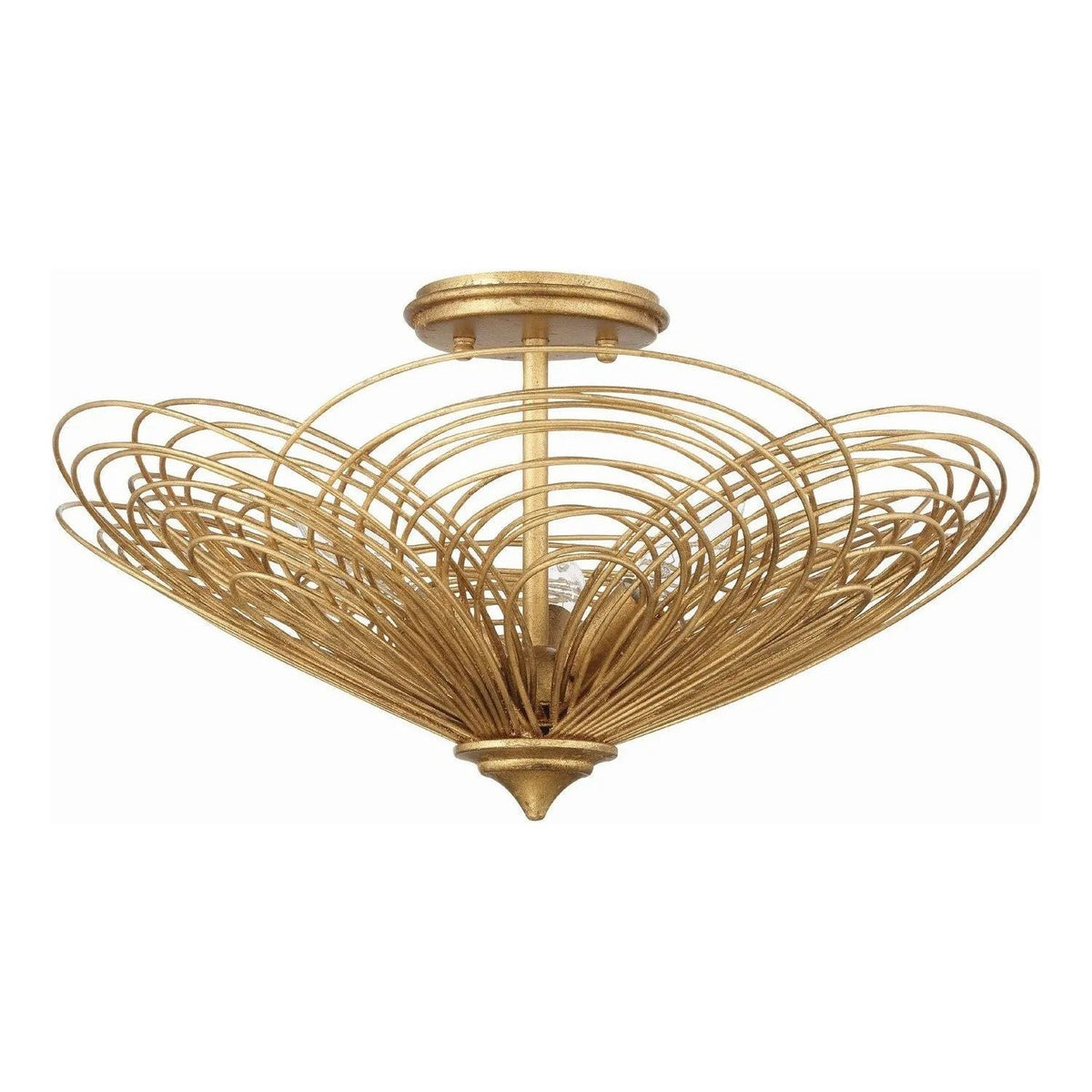 Crystorama - Doral Ceiling Mount - DOR-B7703-RG | Montreal Lighting & Hardware