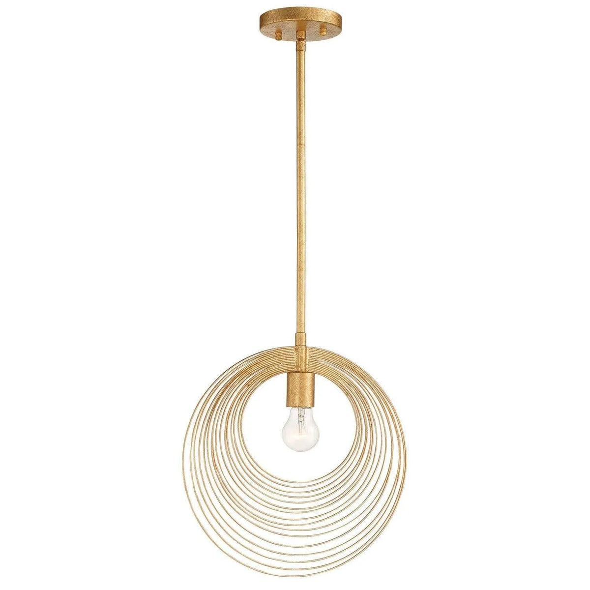 Crystorama - Doral Pendant - DOR-B7701-RG | Montreal Lighting & Hardware