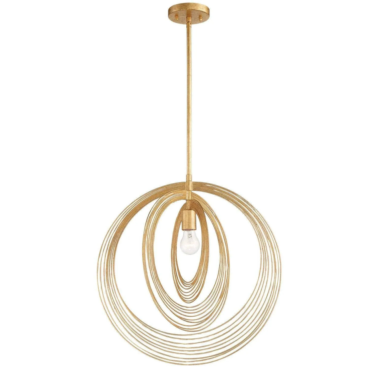 Crystorama - Doral Pendant - DOR-B7711-RG | Montreal Lighting & Hardware