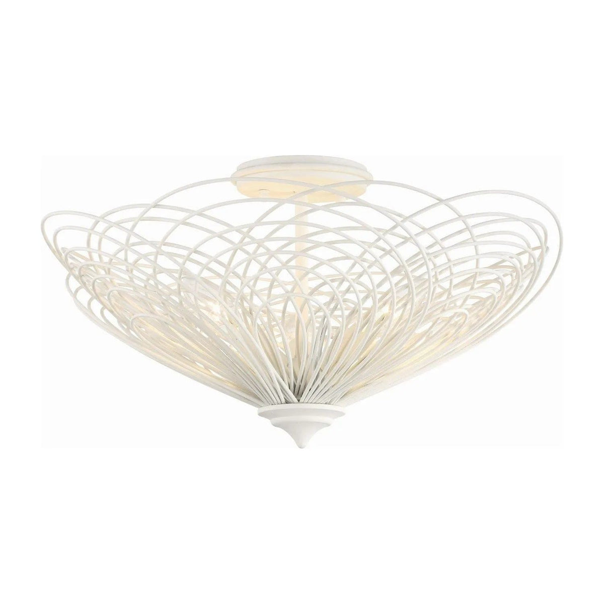 Crystorama - Doral Semi Flush Mount - DOR-B7703-MT | Montreal Lighting & Hardware