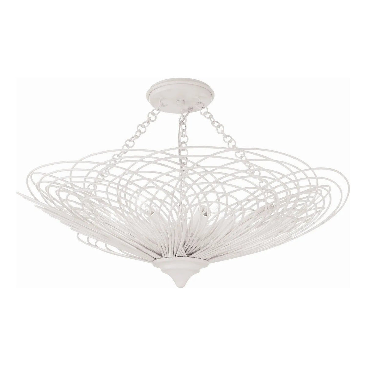 Crystorama - Doral Semi Flush Mount - DOR-B7706-MT_CEILING | Montreal Lighting & Hardware