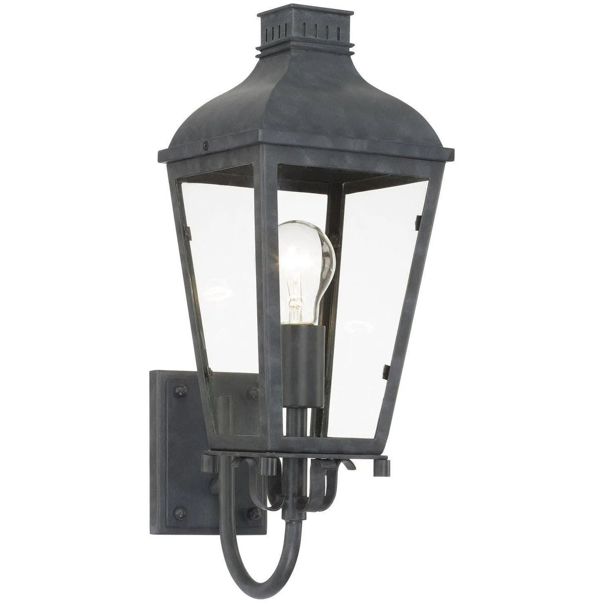 Crystorama - Dumont One Light Outdoor Wall Mount - DUM-9801-GE | Montreal Lighting & Hardware