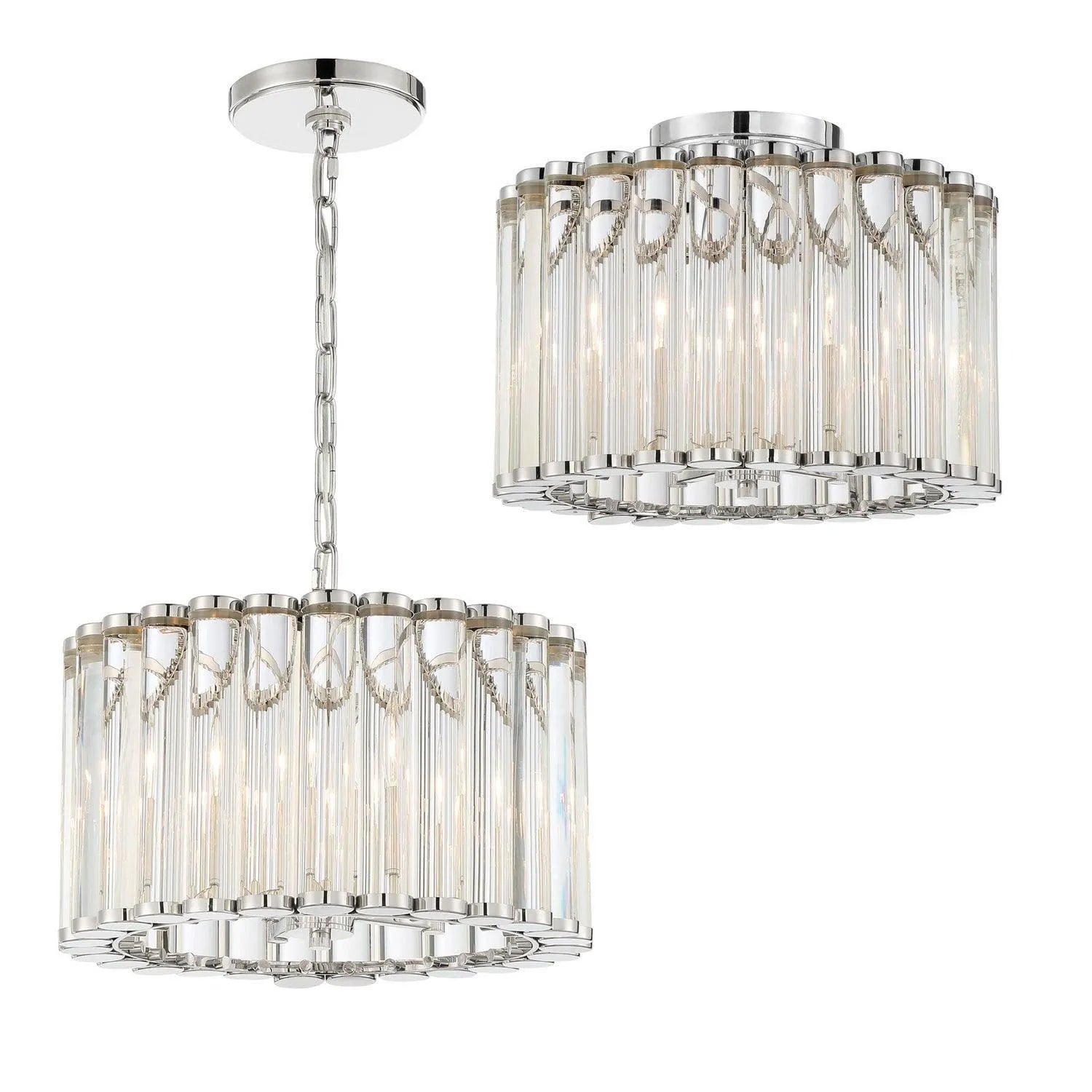 Crystorama - Elliot Pendant - ELL-B3004-PN | Montreal Lighting & Hardware