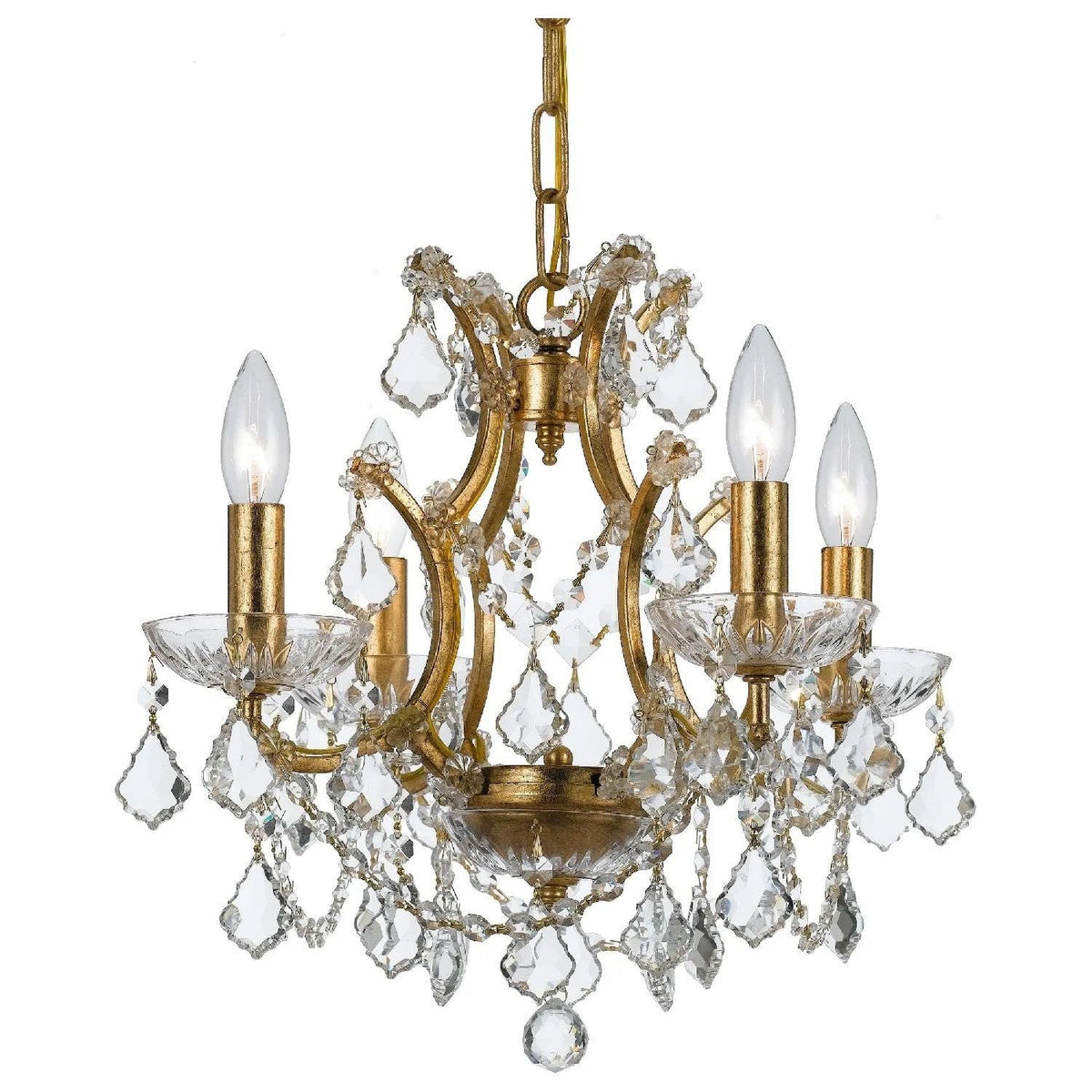 Crystorama - Filmore Mini Chandelier - 4454-GA-CL-MWP | Montreal Lighting & Hardware