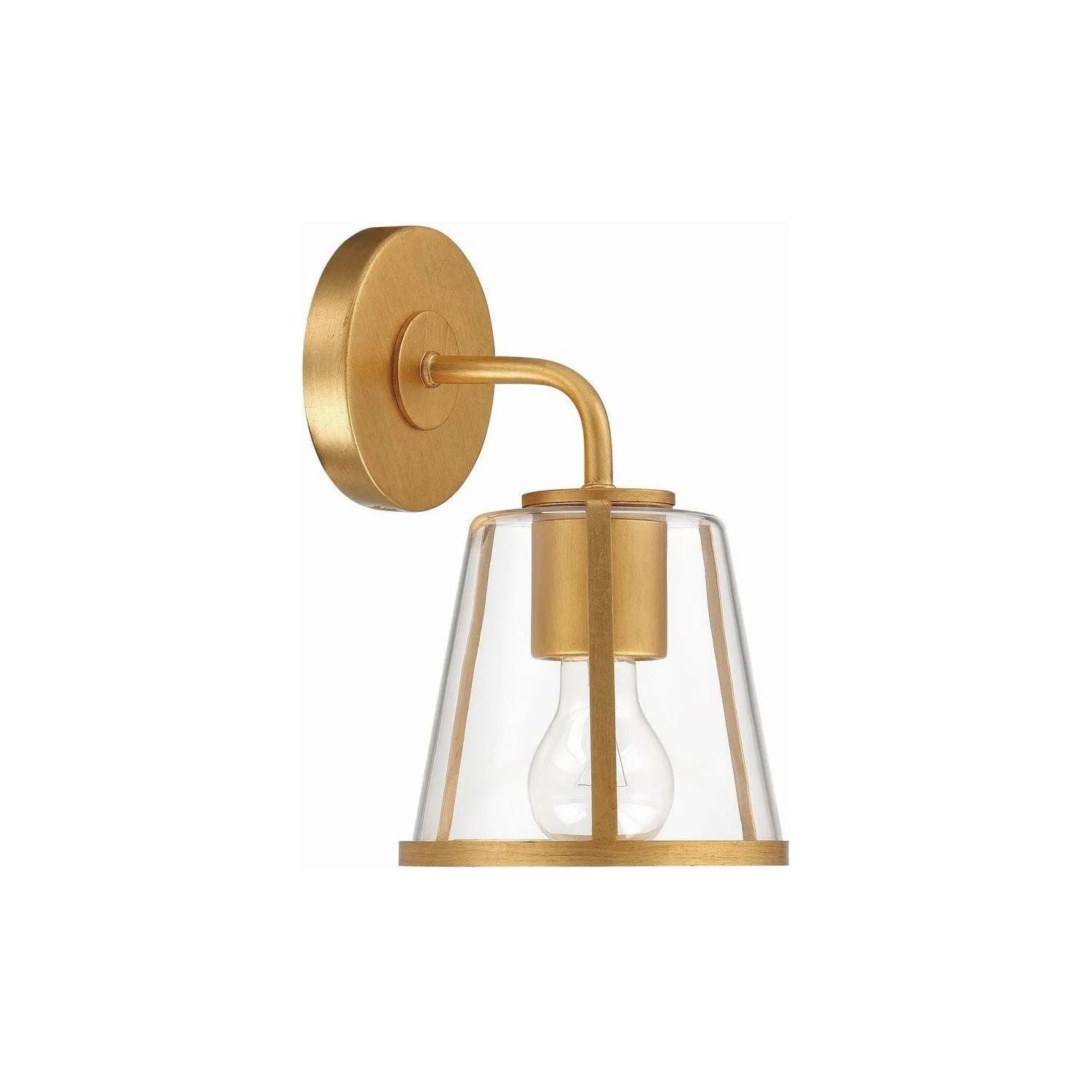 Crystorama - Fulton Bath Wall Sconce - FUL-911-GA-CL | Montreal Lighting & Hardware