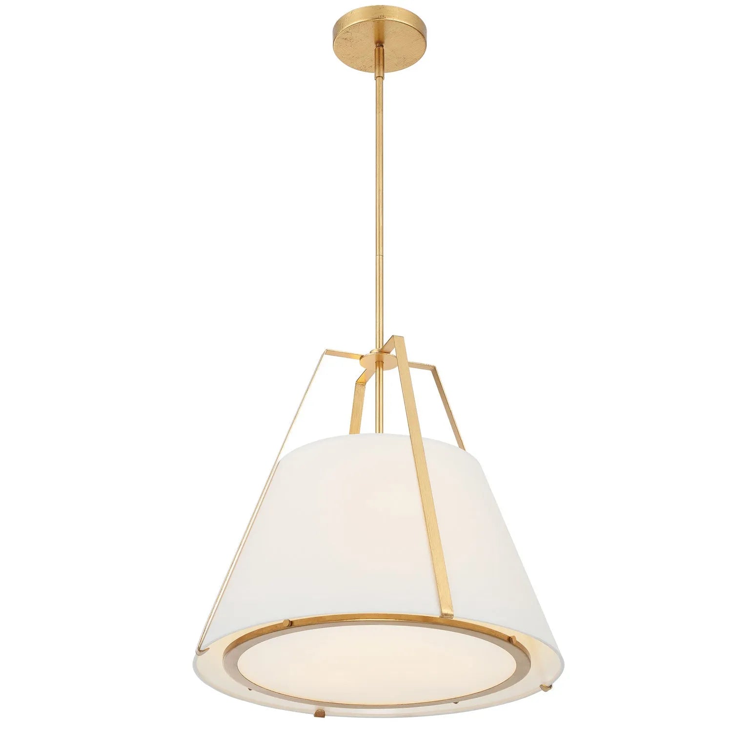 Crystorama - Fulton Pendant - FUL-904-BK | Montreal Lighting & Hardware