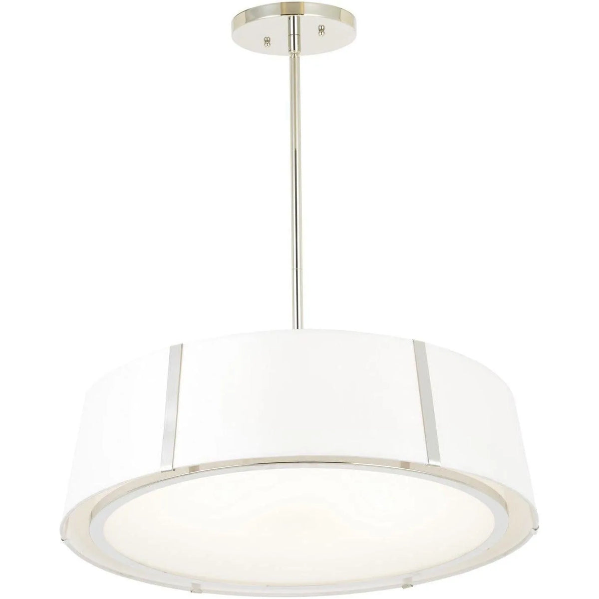 Crystorama - Fulton Six Light Chandelier - FUL-907-PN | Montreal Lighting & Hardware