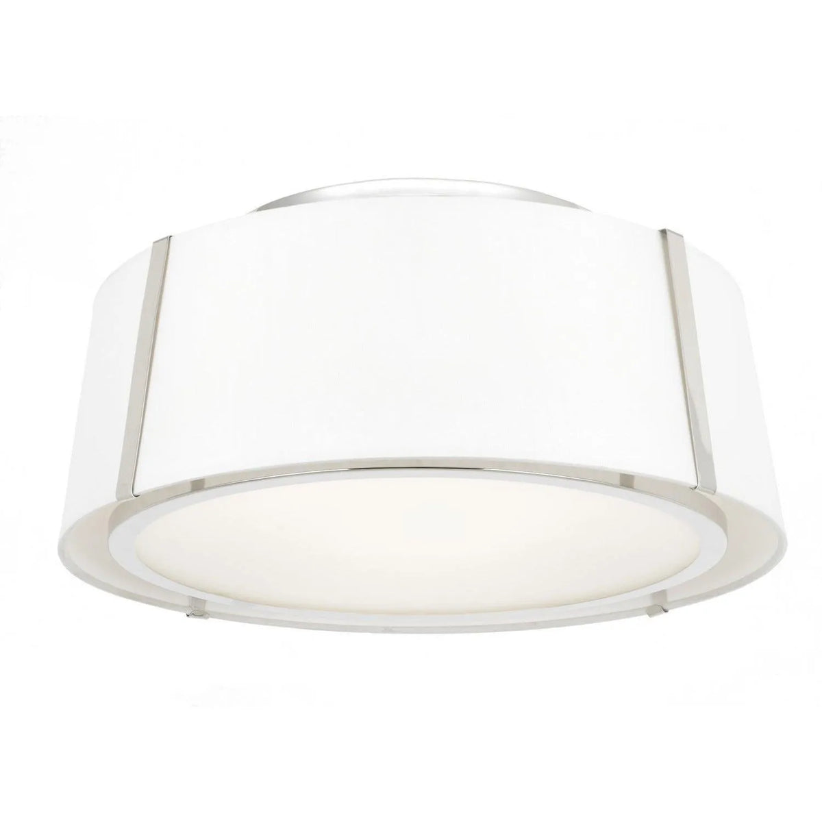 Crystorama - Fulton Three Light Ceiling Mount - FUL-905-PN | Montreal Lighting & Hardware