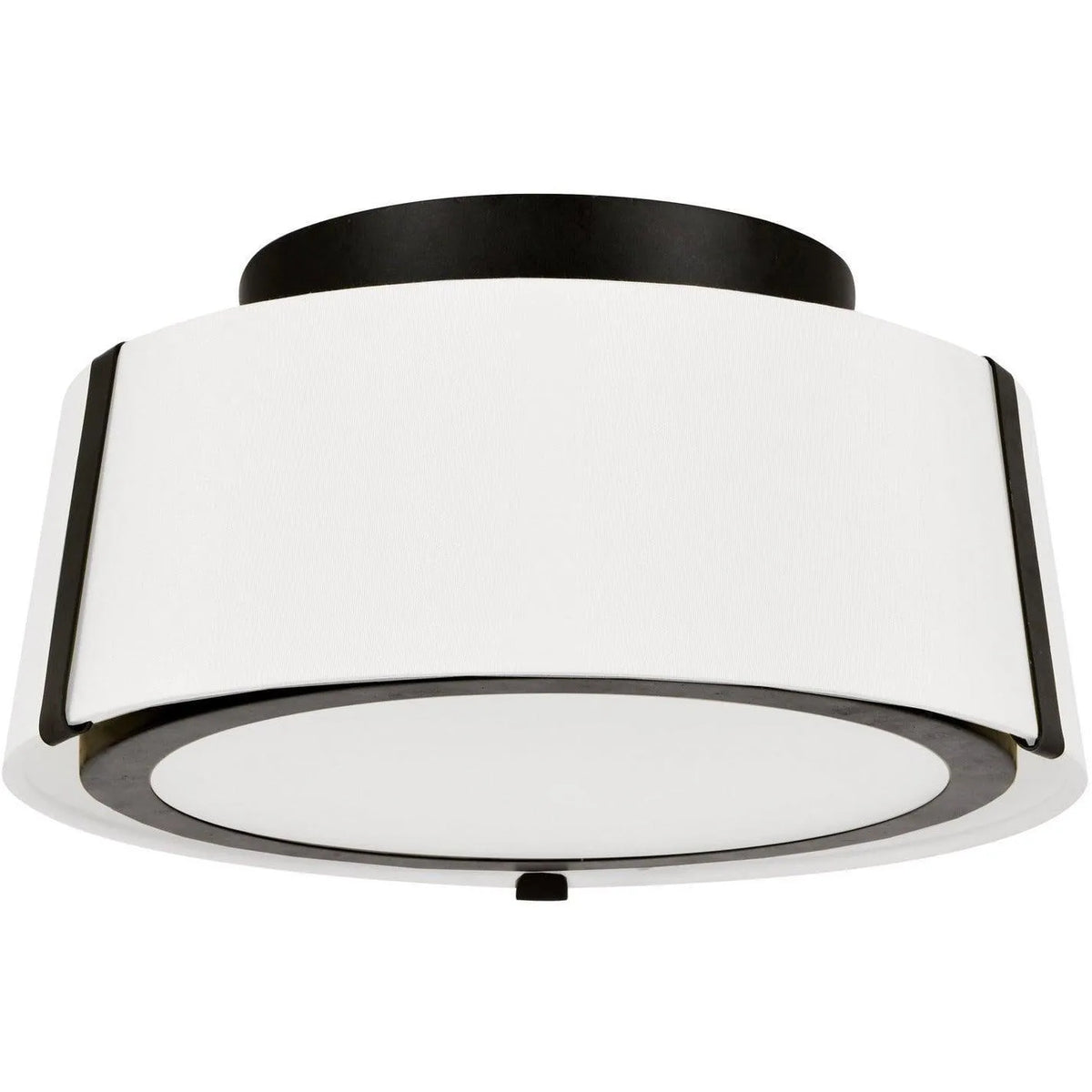 Crystorama - Fulton Two Light Ceiling Mount - FUL-903-BK | Montreal Lighting & Hardware