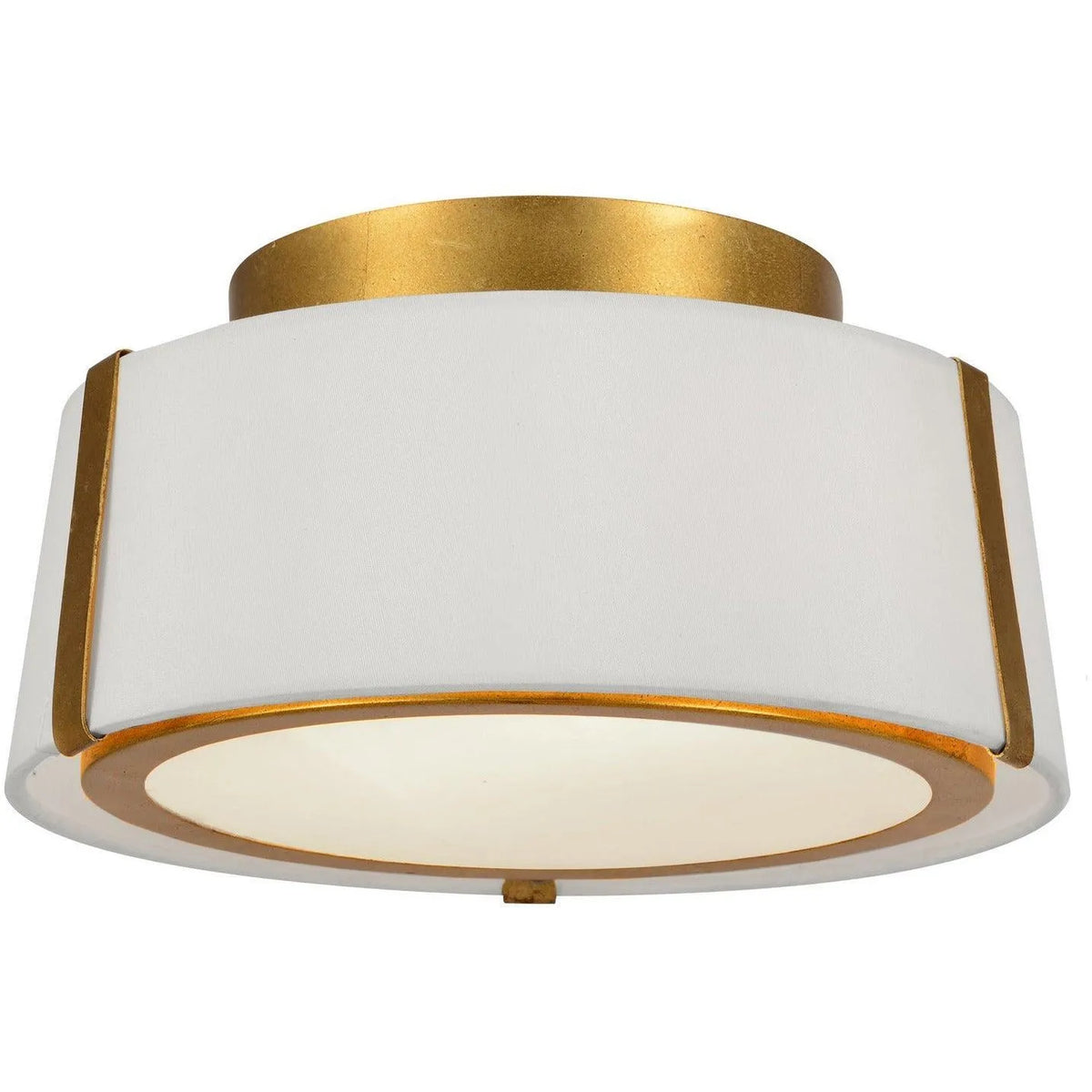 Crystorama - Fulton Two Light Ceiling Mount - FUL-903-GA | Montreal Lighting & Hardware