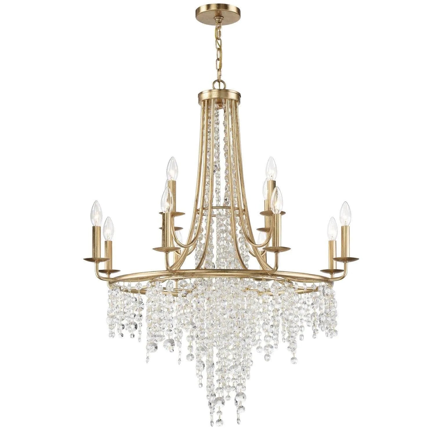 Crystorama - Gabrielle Chandelier - GAB-B7312-GA | Montreal Lighting & Hardware