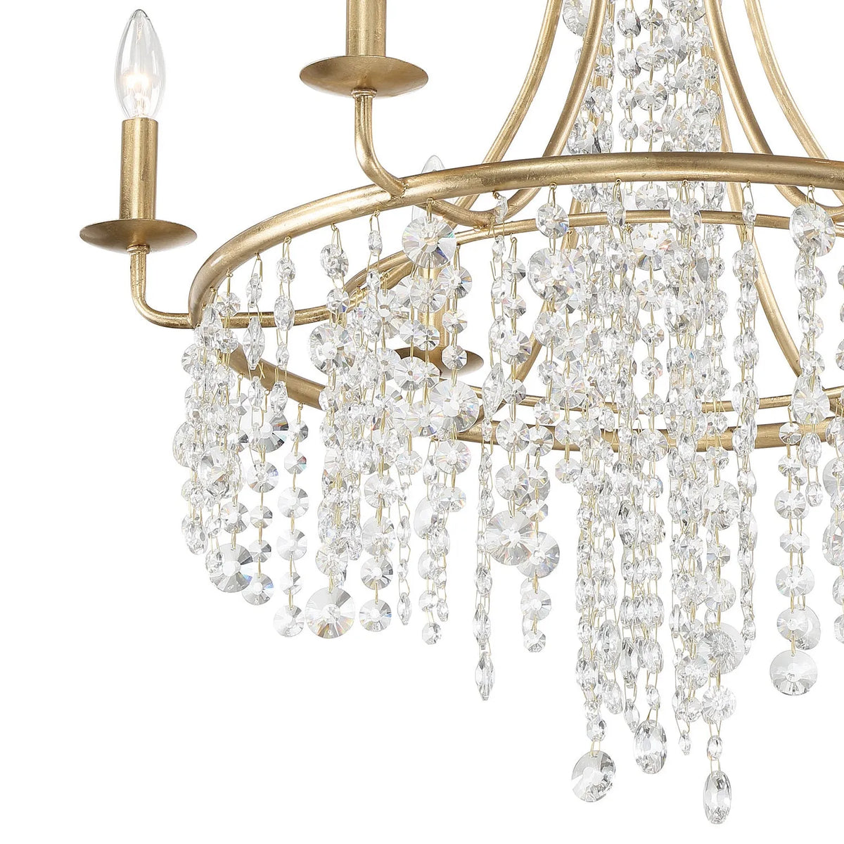 Crystorama - Gabrielle Chandelier - GAB-B7312-GA | Montreal Lighting & Hardware