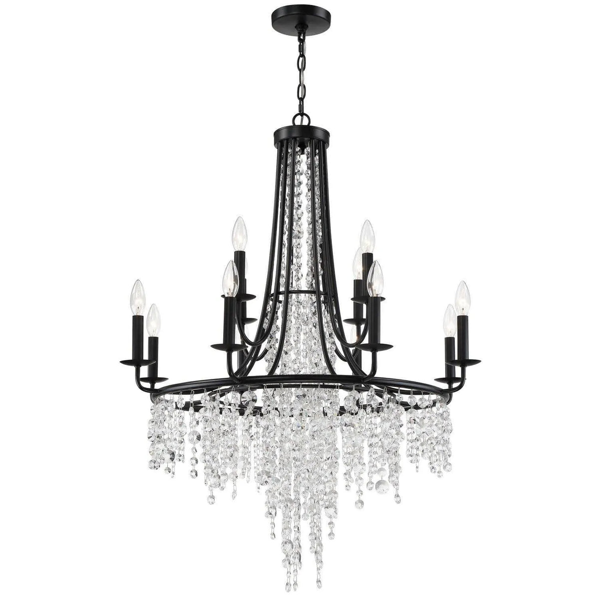 Crystorama - Gabrielle Chandelier - GAB-B7312-MK | Montreal Lighting & Hardware