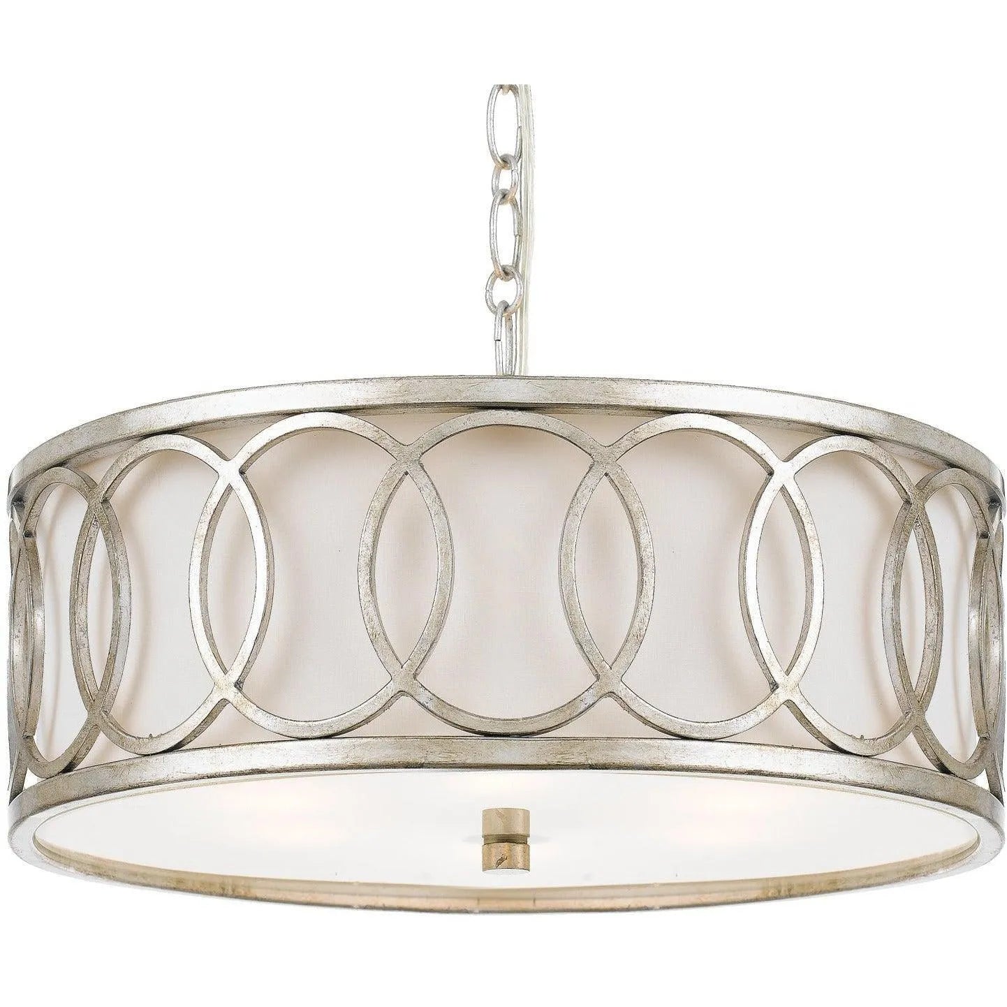 Crystorama - Graham Six Light Chandelier - 287-SA | Montreal Lighting & Hardware