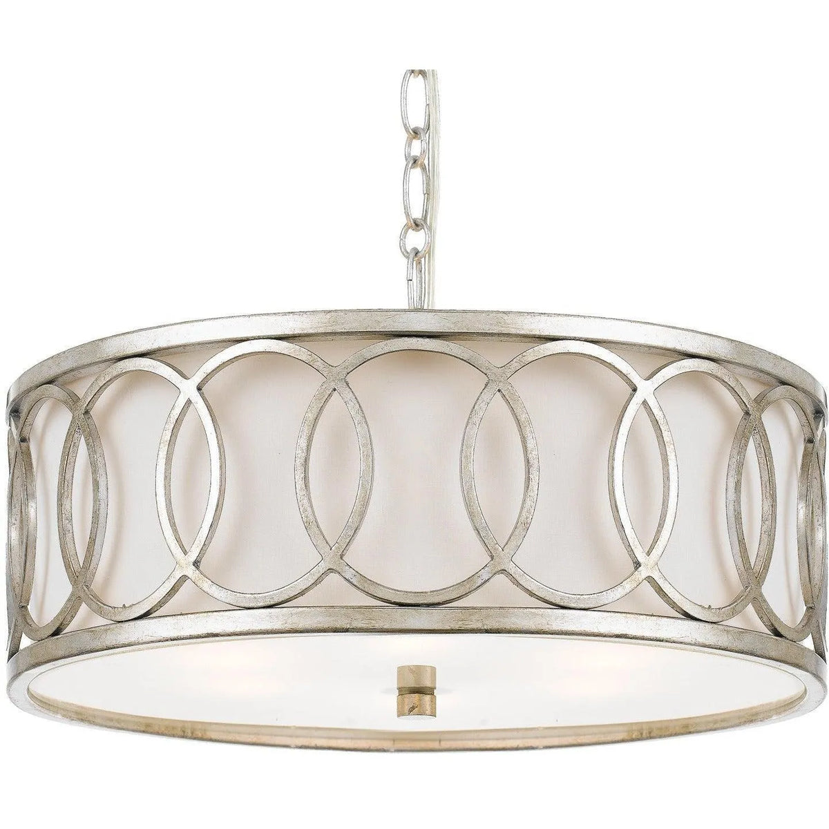 Crystorama - Graham Six Light Chandelier - 287-SA | Montreal Lighting & Hardware