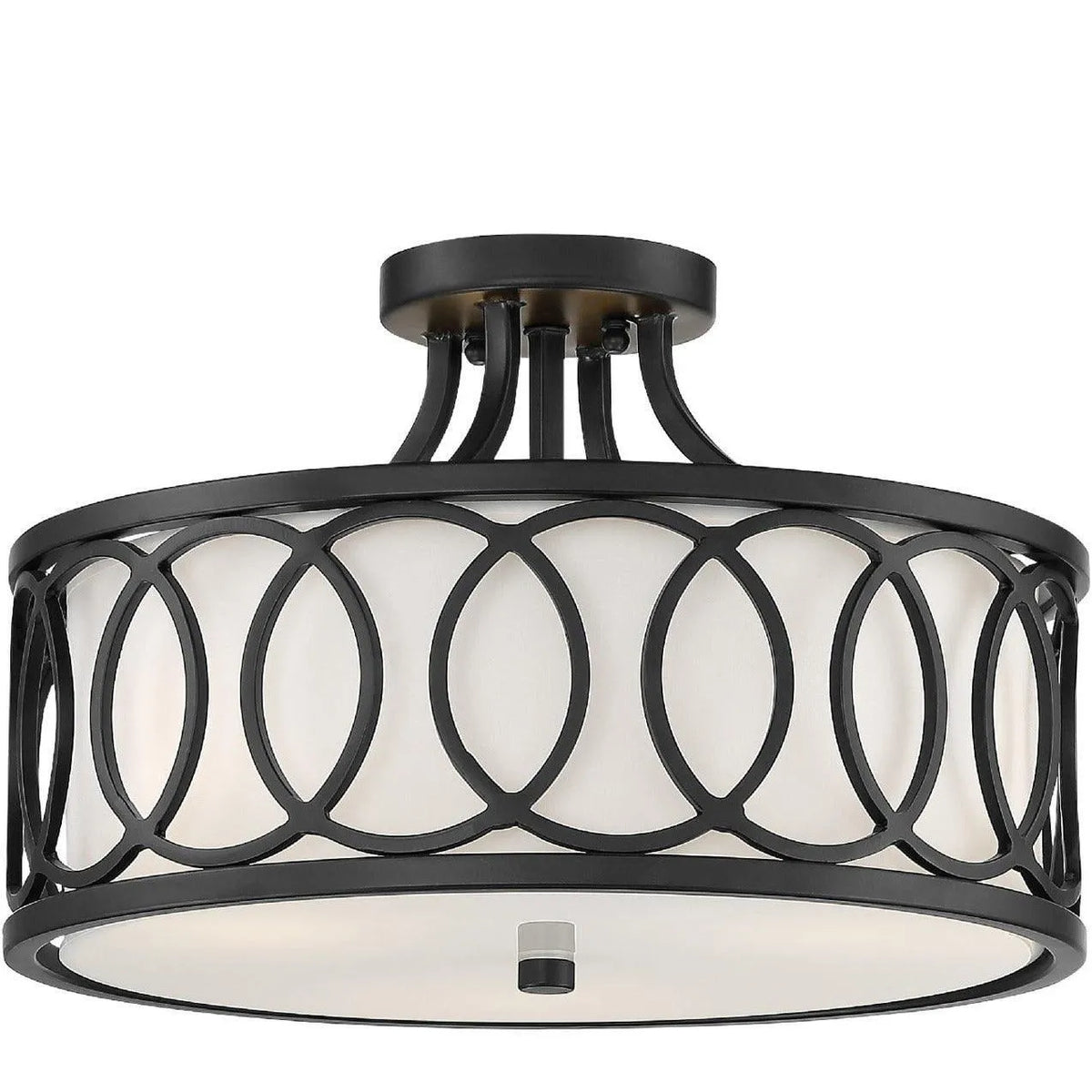 Crystorama - Graham Three Light Ceiling Mount - 285-MK | Montreal Lighting & Hardware