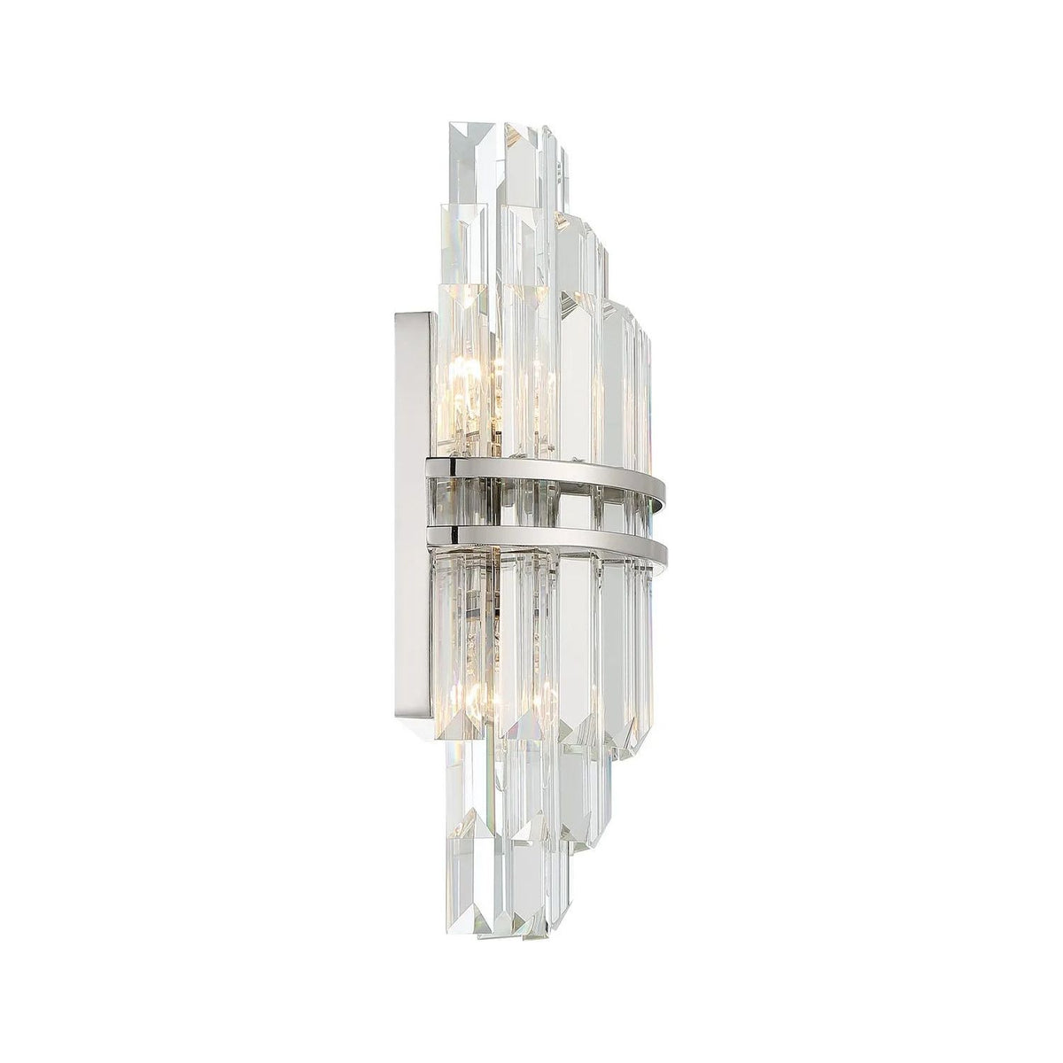 Crystorama - Hayes Wall Sconce - HAY-1402-PN | Montreal Lighting & Hardware