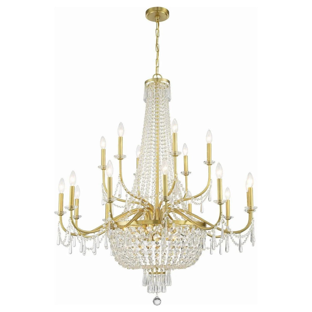 Crystorama - Haywood Chandelier - HWD-7722-AG | Montreal Lighting & Hardware