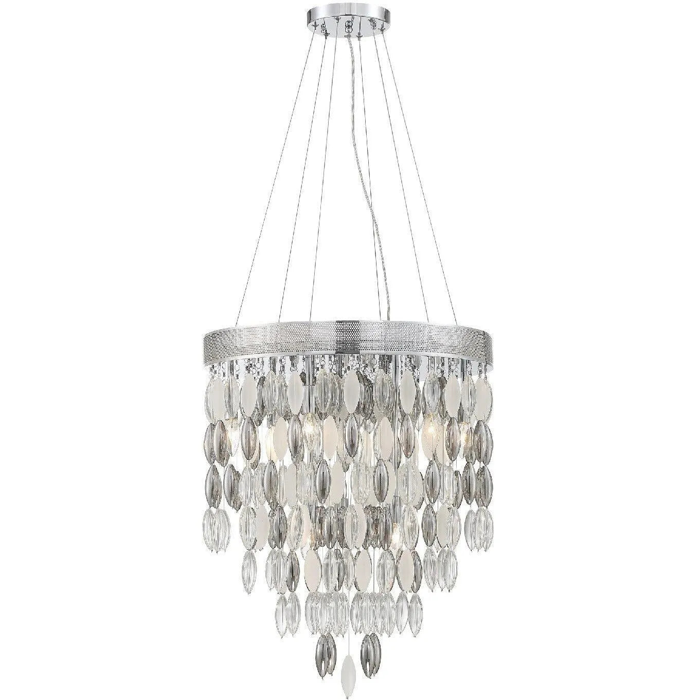 Crystorama - Hudson Nine Light Chandelier - HUD-A2219-CH | Montreal Lighting & Hardware