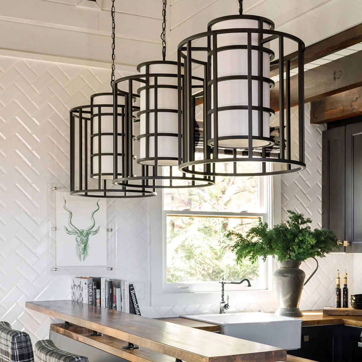 Crystorama - Hulton Six Light Chandelier - 9597-MK | Montreal Lighting & Hardware