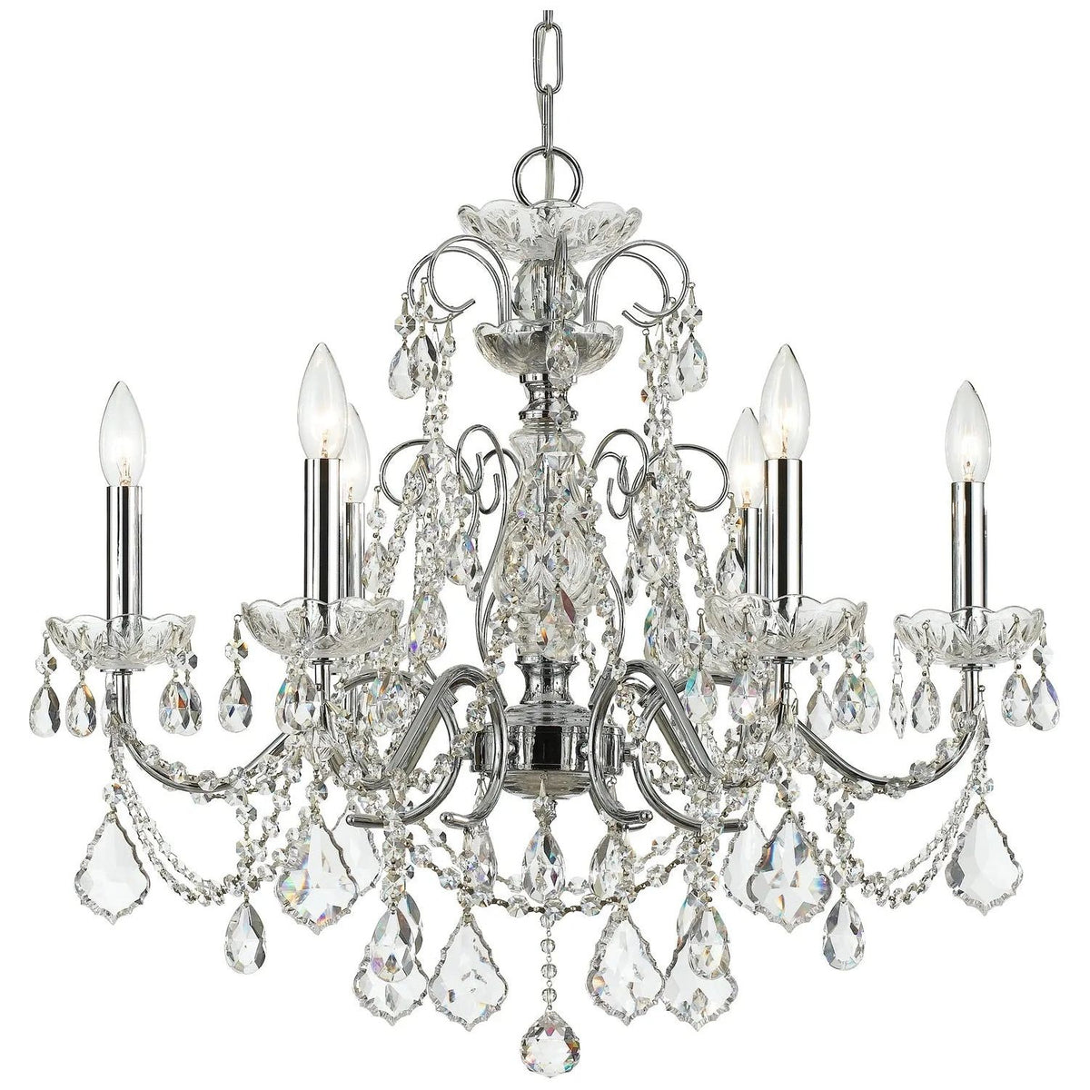 Crystorama - Imperial Chandelier - 3226-CH-CL-MWP | Montreal Lighting & Hardware