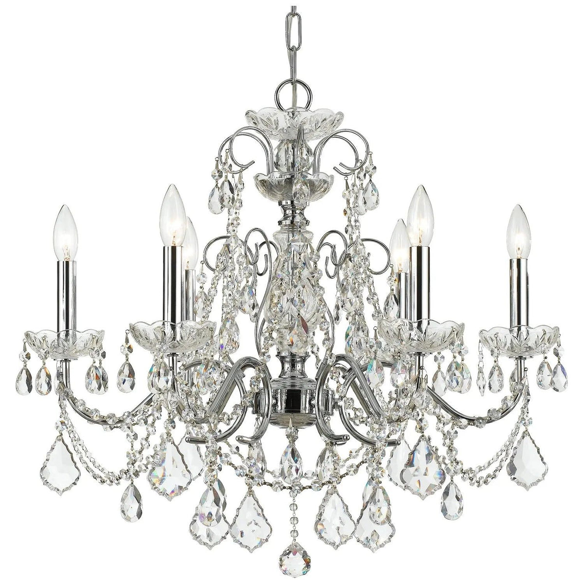 Crystorama - Imperial Chandelier - 3226-CH-CL-S | Montreal Lighting & Hardware