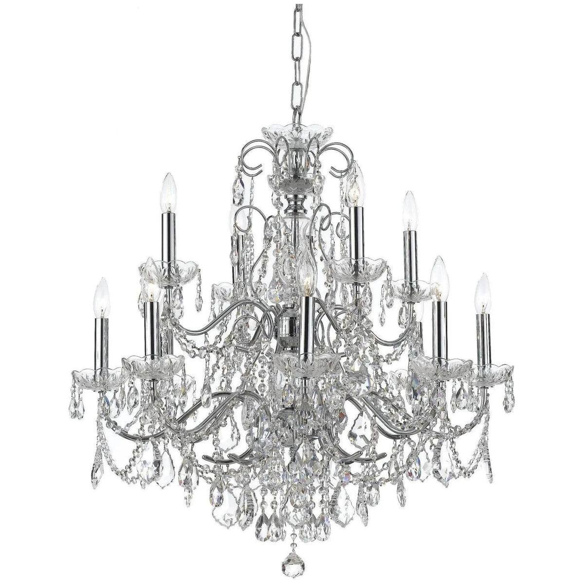 Crystorama - Imperial Chandelier - 3228-CH-CL-I | Montreal Lighting & Hardware