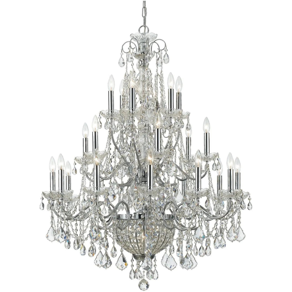 Crystorama - Imperial Chandelier - 3229-CH-CL-MWP | Montreal Lighting & Hardware