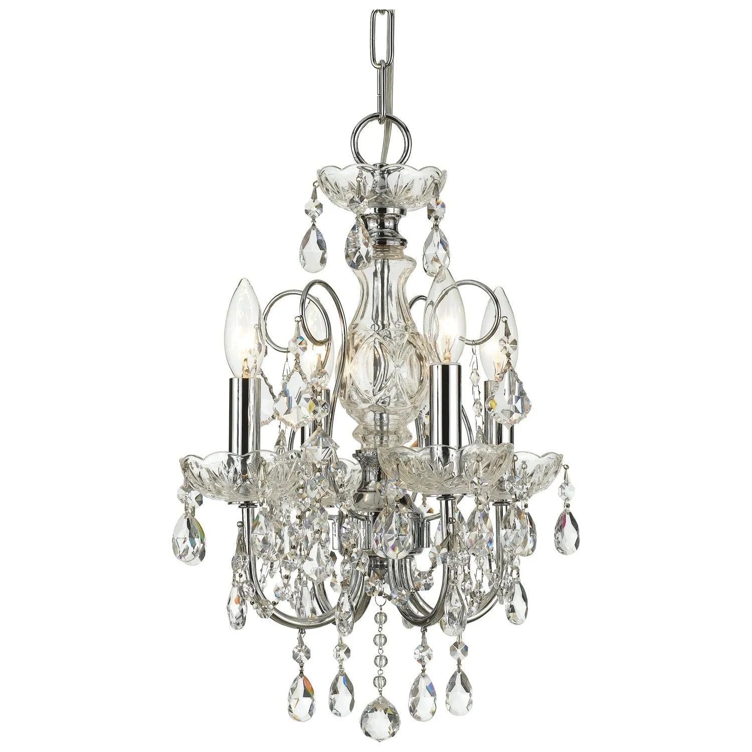 Crystorama - Imperial Mini Chandelier - 3224-CH-CL-I | Montreal Lighting & Hardware