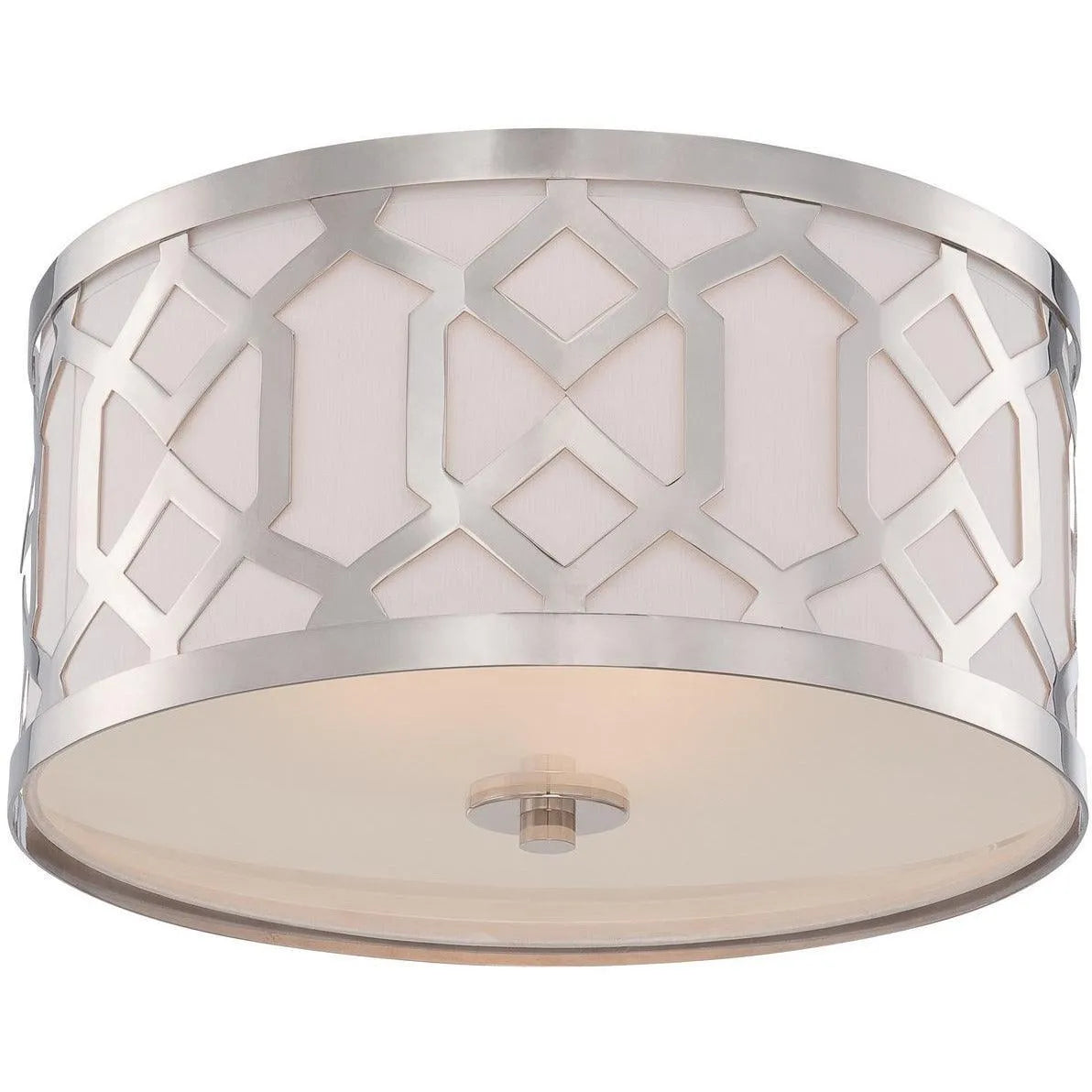 Crystorama - Jennings Three Light Ceiling Mount - 2263-PN | Montreal Lighting & Hardware