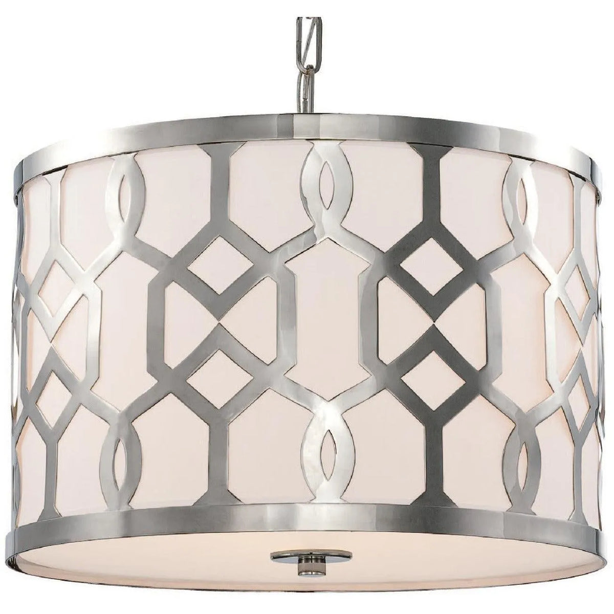 Crystorama - Jennings Three Light Chandelier - 2265-PN | Montreal Lighting & Hardware