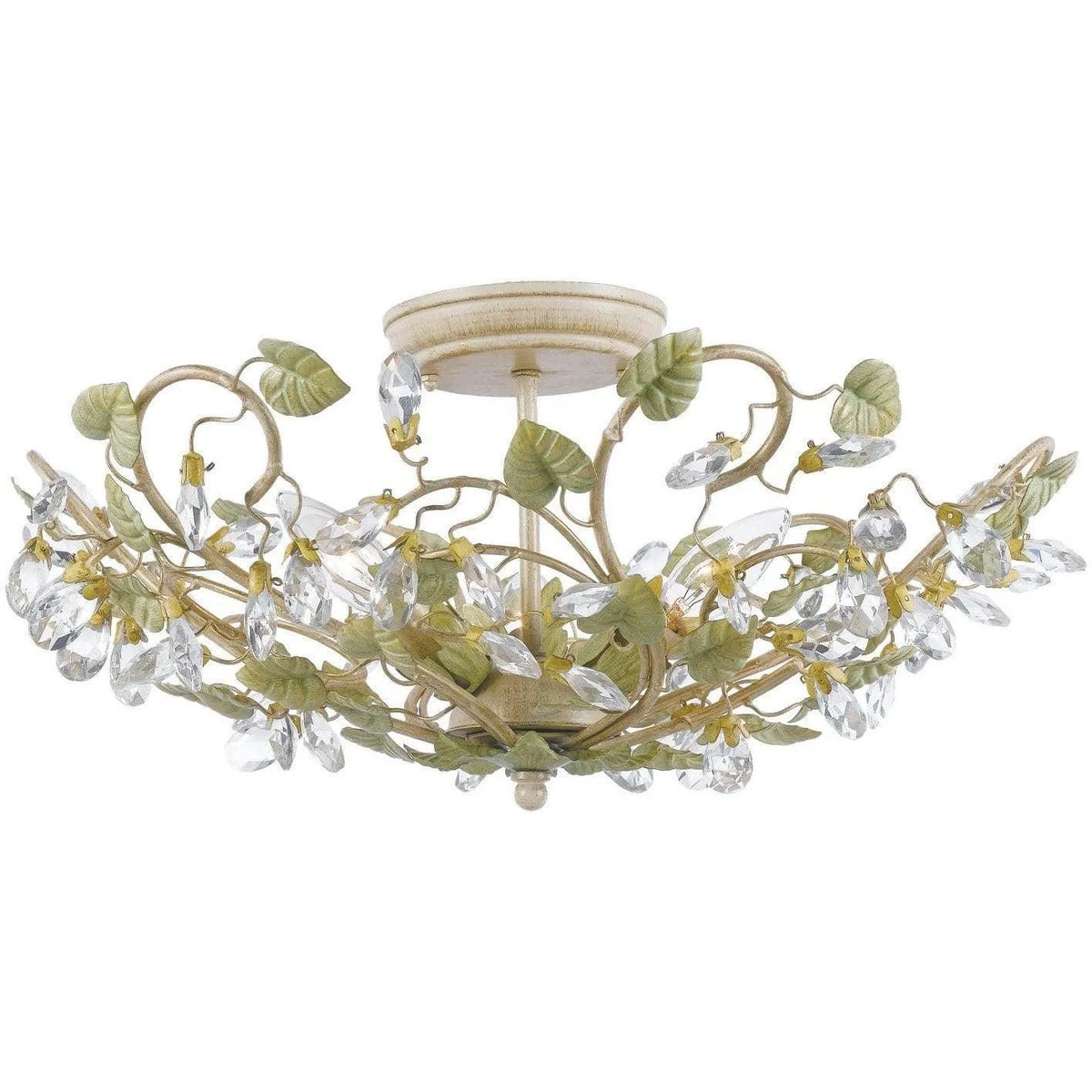 Crystorama - Josie Five Light Ceiling Mount - 4840-CT | Montreal Lighting & Hardware