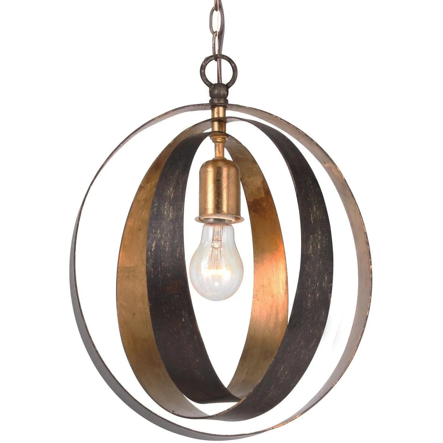 Crystorama - Luna One Light Mini Chandelier - 580-EB-GA | Montreal Lighting & Hardware